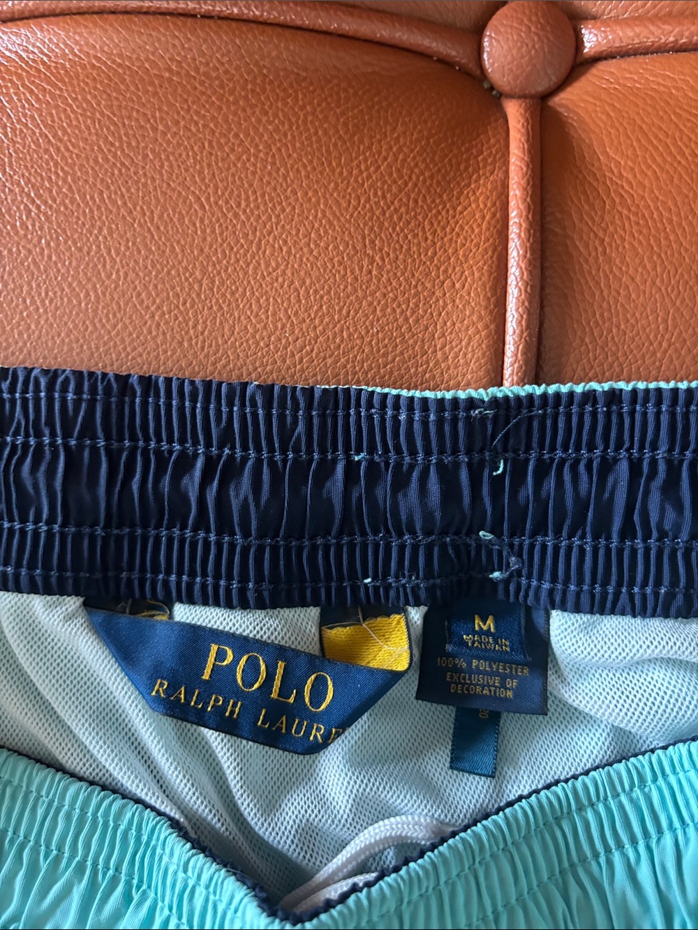 Polo by Ralph Lauren Aqua Men's Swim Trunks, Like New, Medium - Picture 3 of 7